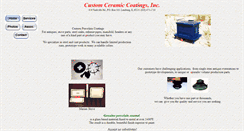 Desktop Screenshot of customceramic.com