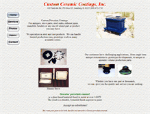 Tablet Screenshot of customceramic.com